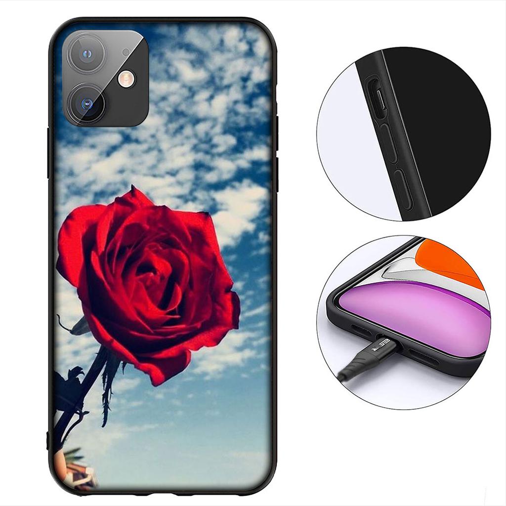 Rose Flower Peony Phone Case for Motorola Moto Edge 70 60 Fusion NEO Pro G Stylus G56 G96 G52 G04 G05 G64 G71 Protective Cover