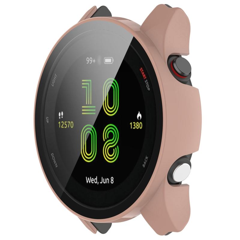 Screen Protector Housing Suitable for GarminForerunner 255 for Case Cover Full Coverage Sleeve Tempered Film One-piece F