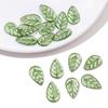 Leaf Shape Green Acrylic Leaf Beads Acrylic Beads Charms Leaf Shape Beads  Necklace Accessories