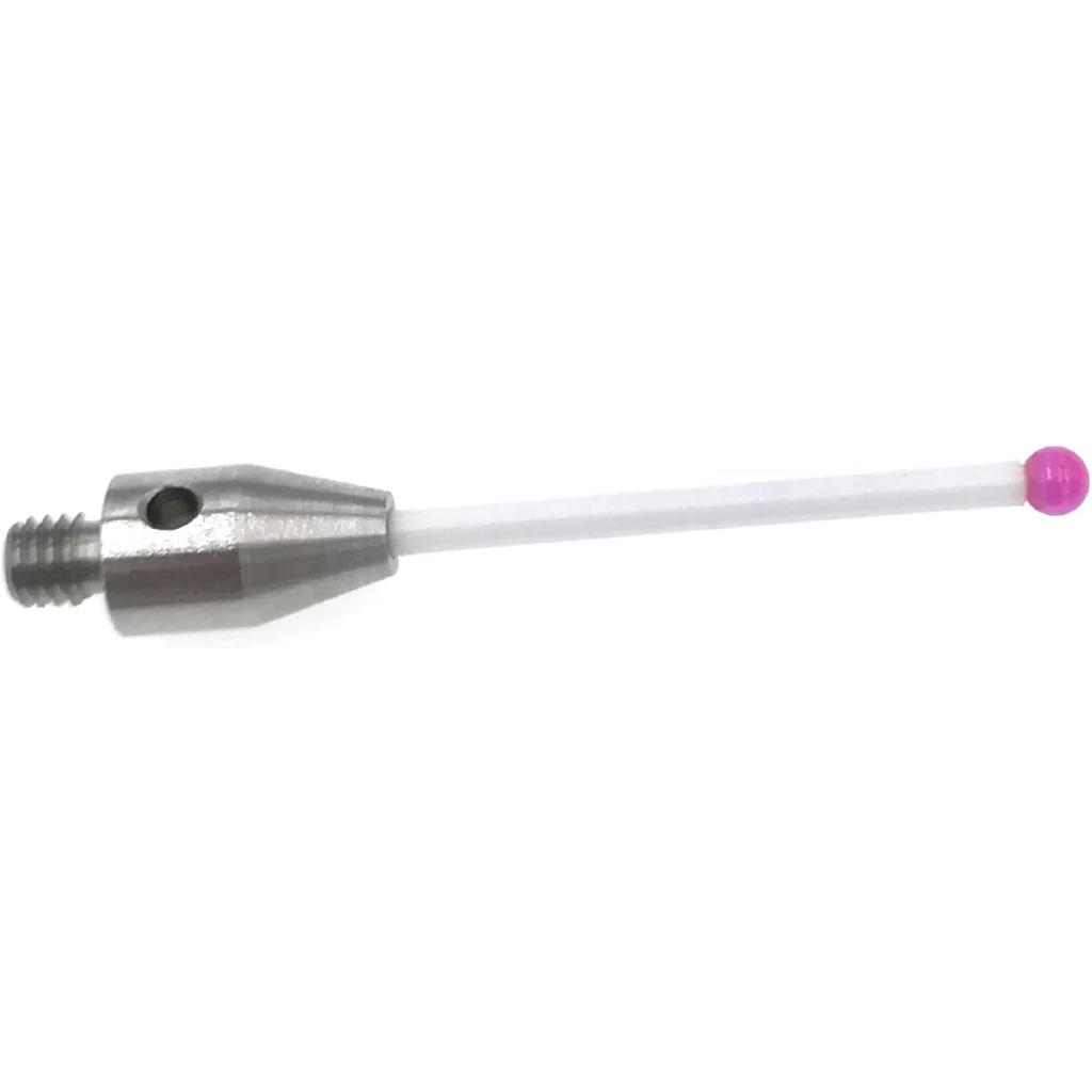CMM Touch Probe Stylus 3mm Ruby Ball Tips M4 Thread Ceramic Stem 40mm Length