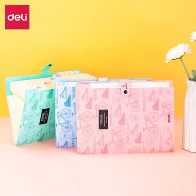 Deli A4 8-Pocket Accordion File Folder