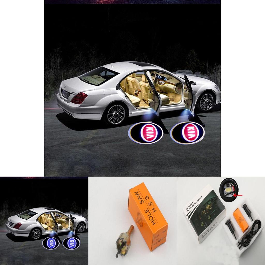 2pcs Auto Logo Door Welcome Light Car Led Laser Projector For Lights