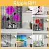 Unique Digital Print Shower Curtain For A Bright And Fun Bathroom