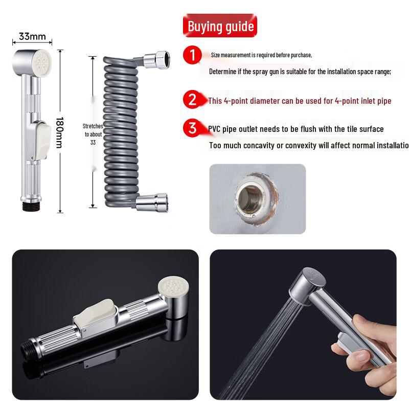 Submarine Handheld Bidet Sprayer with 3m Hose