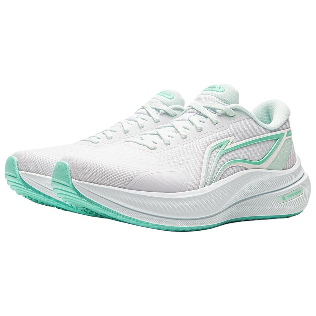 Li Ning Yueying 5 Cushioning Abrasion Resistant Low Top Running Shoes Women's White ARHW004-8