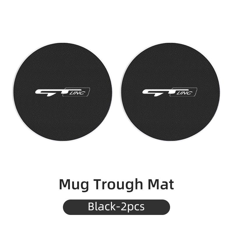 Car Water Coaster Console Mug Drink Non-Slip Pad Mute Mat For KIA GT Line Forte Seltos K5 Sportage Ceed Soul Cerato Sedona Forte