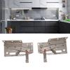 2pcs Practical Tip Out Tray Hinge Easy Install Flip Door Hinge Cabinet Hinge  Bathroom Cabinet