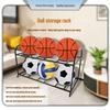 Nail-Free Sports Ball Storage Rack for Basketball, Volleyball, and Children's Basketball Hoop