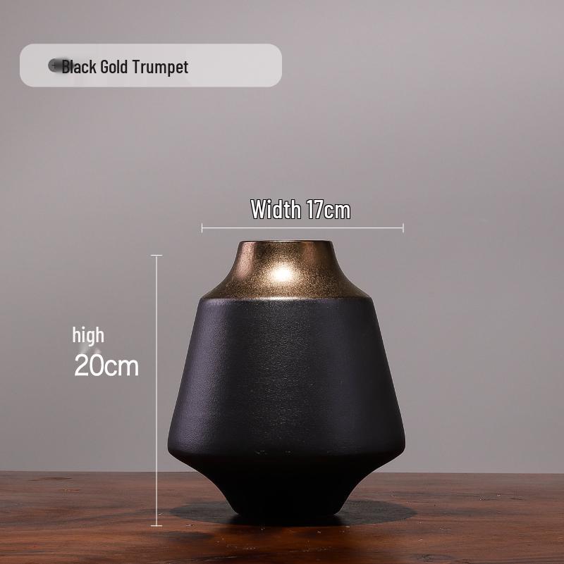 Modern Minimalist Chinese-Style Decorative Vases and Ornaments for Wine Cabinets, Dining Table, and Living Room