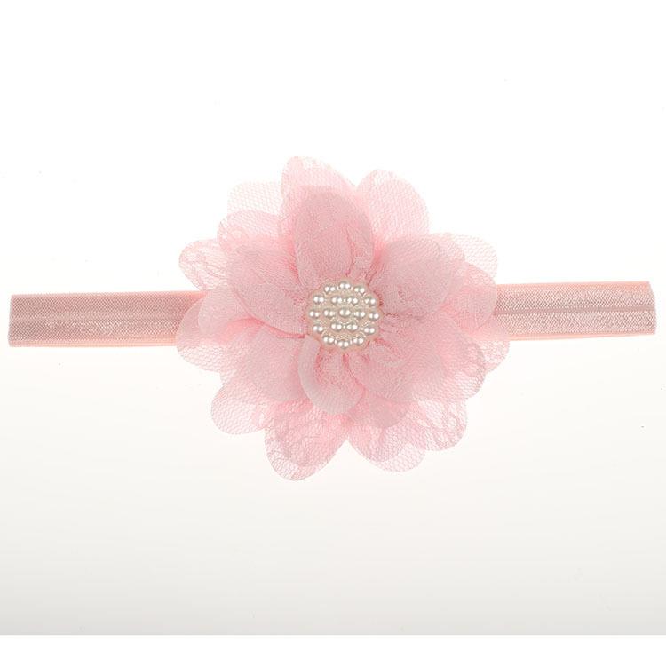 New children's hair band hair accessories newborn hair band lace flower baby headwear