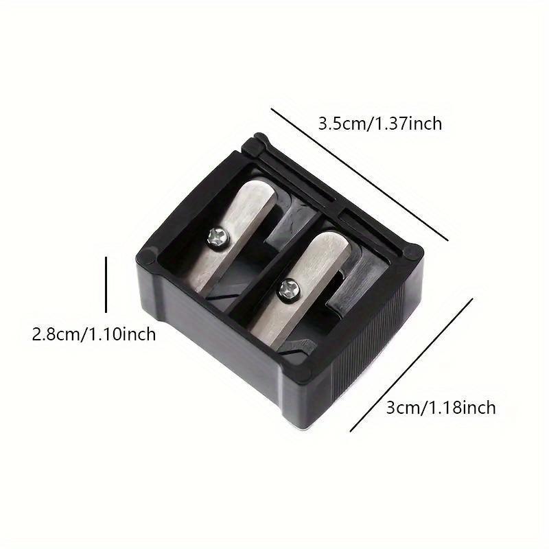 1PC Double-hole Pencil Sharpener Eyeliner Eyebrow Pencil Lipstick Lip Liner Highlight Pen Beauty Special Pencil Sharpener