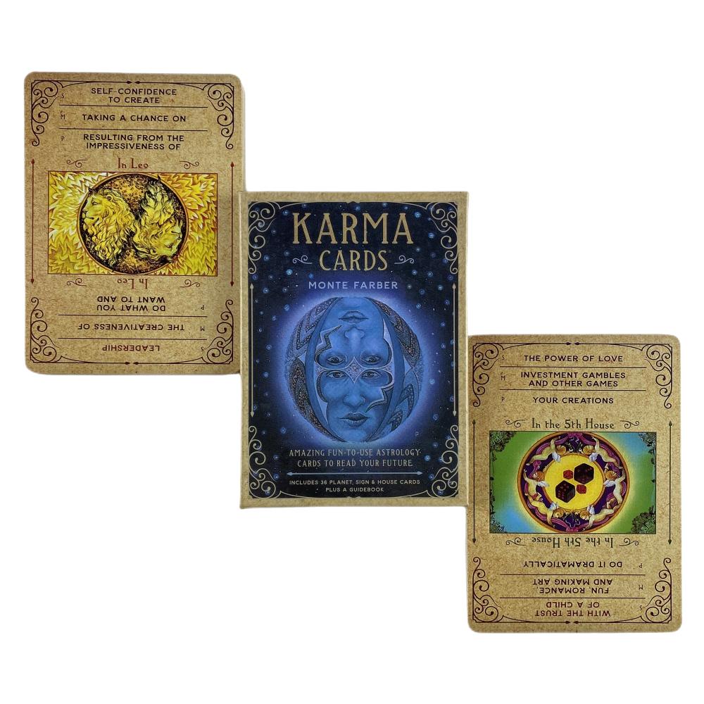 Karma Oracle Cards Amazing Fun To Use Astrology For Read Future A 36 English Divination Edition Deck Borad Games