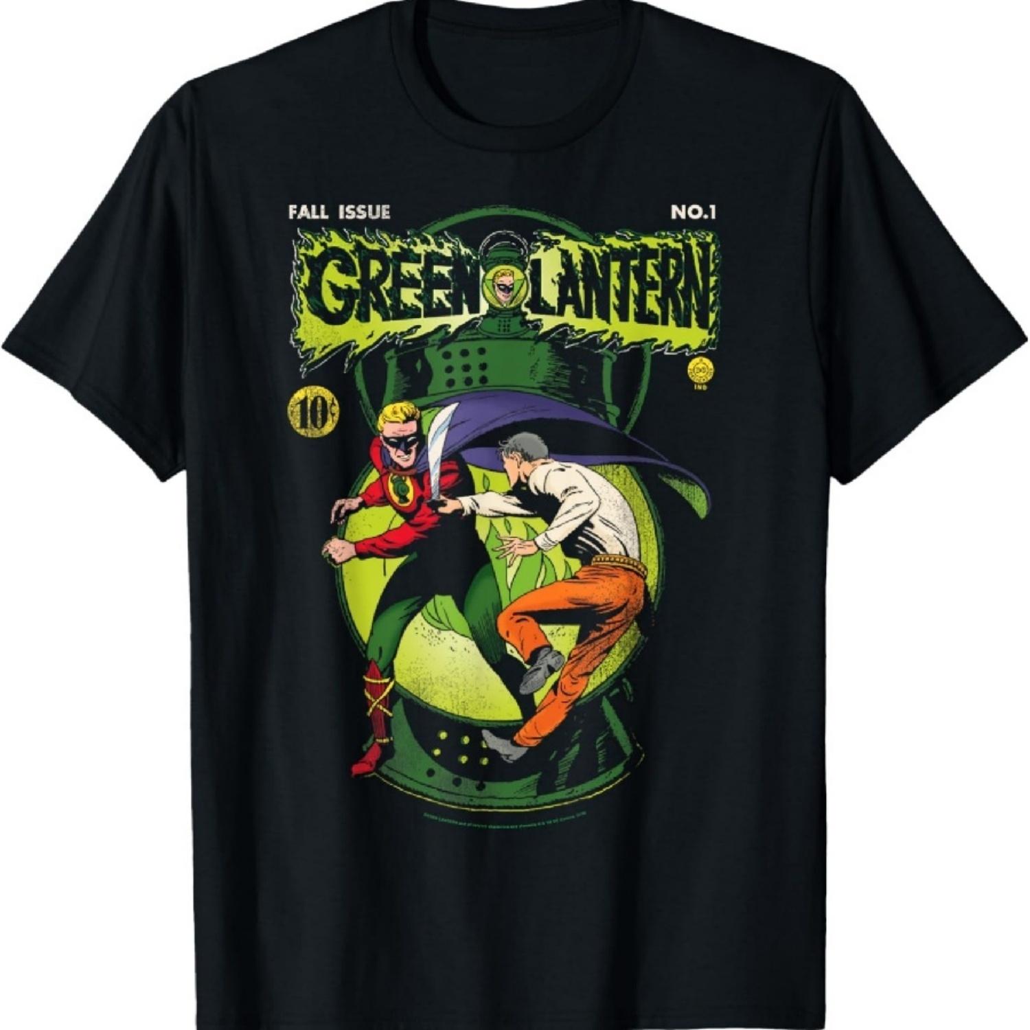 Футболка DC Comics Зеленый Фонарь Выпуск № 1 XXXXXL разноцветный