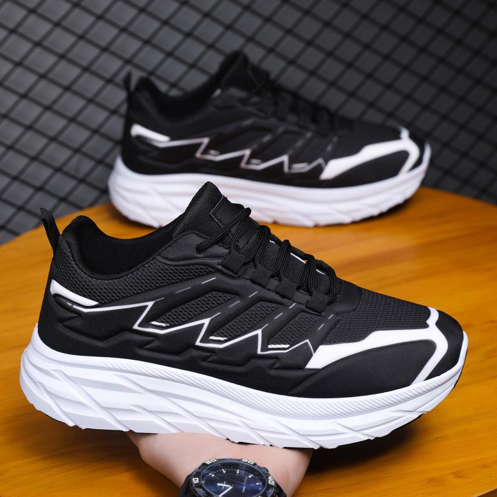 Platform Men's Shoes Fashionable Stylish Outfit Comfortable Temperament Men's Sports Running Shoes Lightweight Casual Pumps