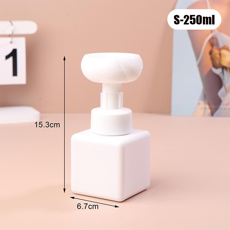 250/450Ml Floral Foam Handsoap Cute Flower Bubble Bottle Liquid Soap Dispenser Hand Soap Pump Bottle Bathroom Press Hand Wash 6