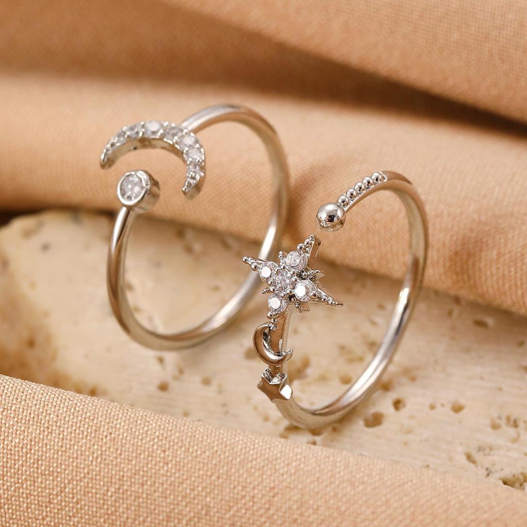 High-End Cross-Border Fashion Bow Ring for Women - European & American Style Open Index Finger Accessory