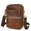 Echtleder Umhängetasche Retro Lässige Umhängetasche Outdoor Tragbare Aufbewahrungstasche Kleine Umhängetasche