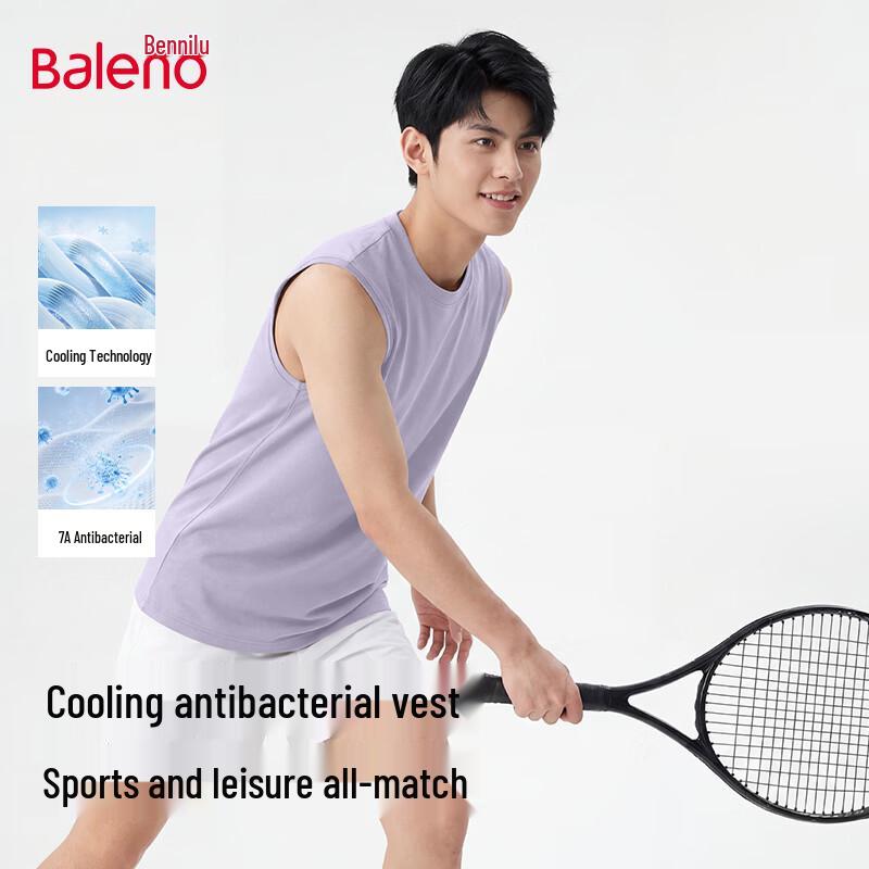 

Baleno Men s Cool & Breathable Sleeveless T-Shirt 2XL