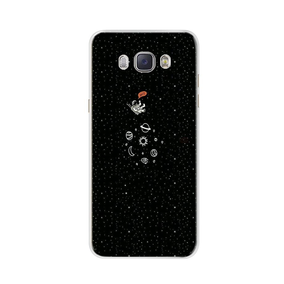 For Coque Samsung Galaxy J5 2016 Case Phone Back Cover Flower Silicone Case for Samsung J5 2016 J510 J510F Protector Cover Cases