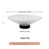 Elegant High-Footed Glass Fruit Bowl for Living Room - Stylish Candy Dish & Snack Display Plate