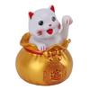 Solarbetriebene Glückskatze Glück Reichtum Willkommenskatze Autodeko Schreibtisch Kasse Eröffnung
