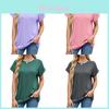 Urban Style T-Shirt Für Damen Aus Reiner Baumwoll-Polyester-Mischung Lässiges Sommer-Top