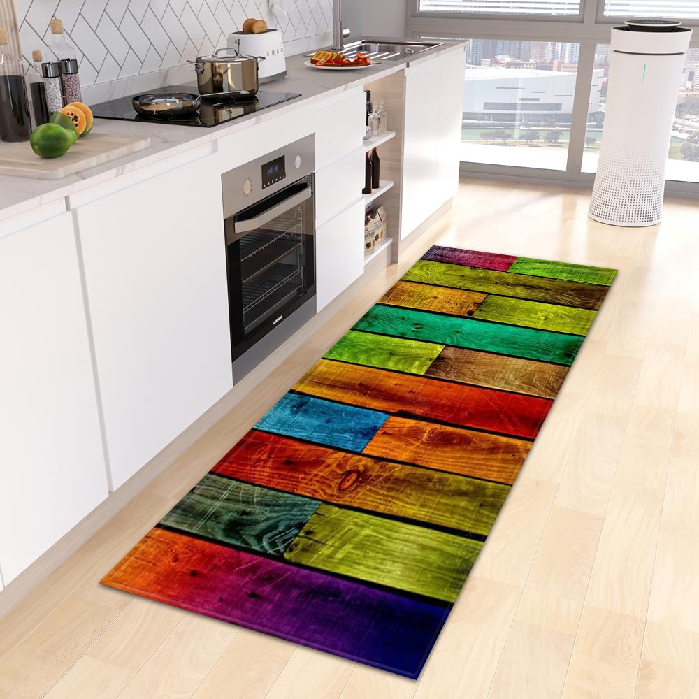 Primary color wood grain color wood pattern imitation wood carpet bedroom living room study room restaurant kitchen floor mat