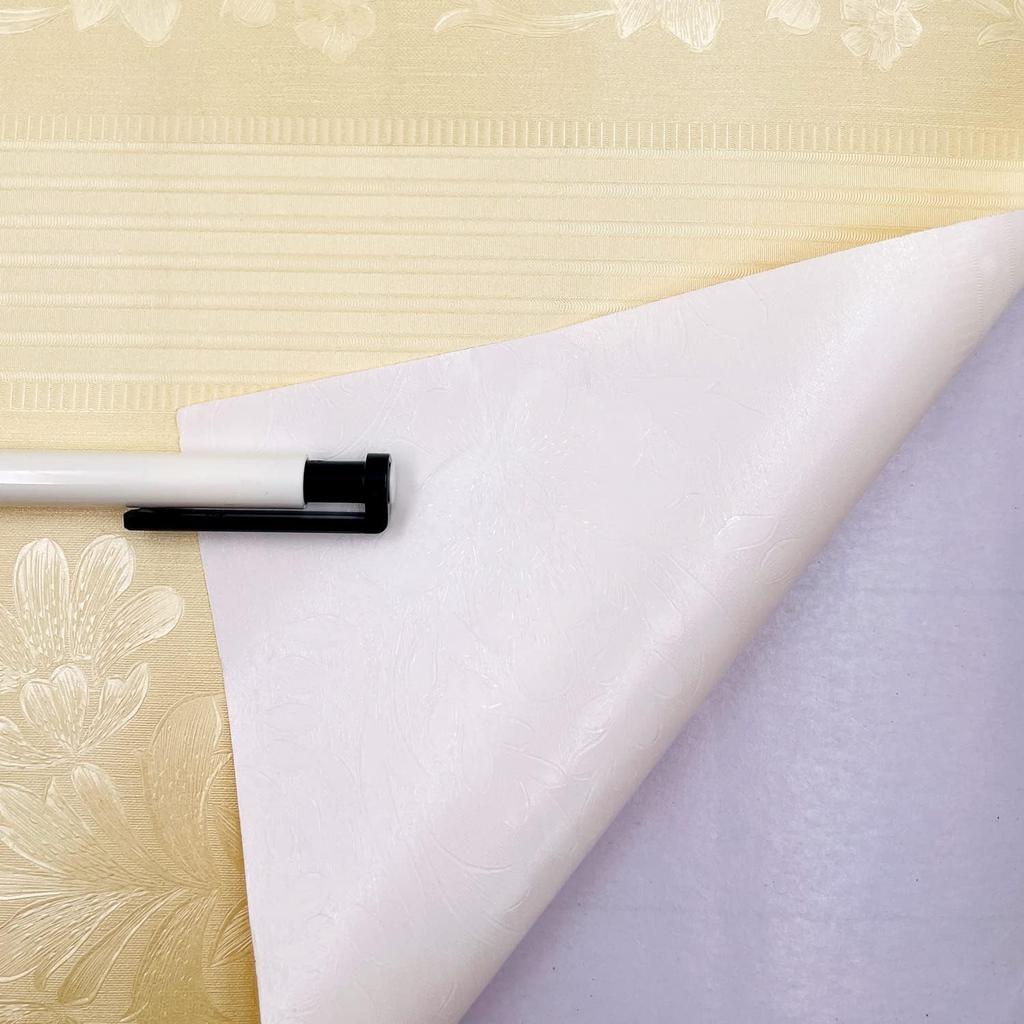 Yellow Floral Peel and Stick Wallpaper Striped Self Adhesive Wallpaper Damask Removable Contact Paper for Drawer Liner Cabinets