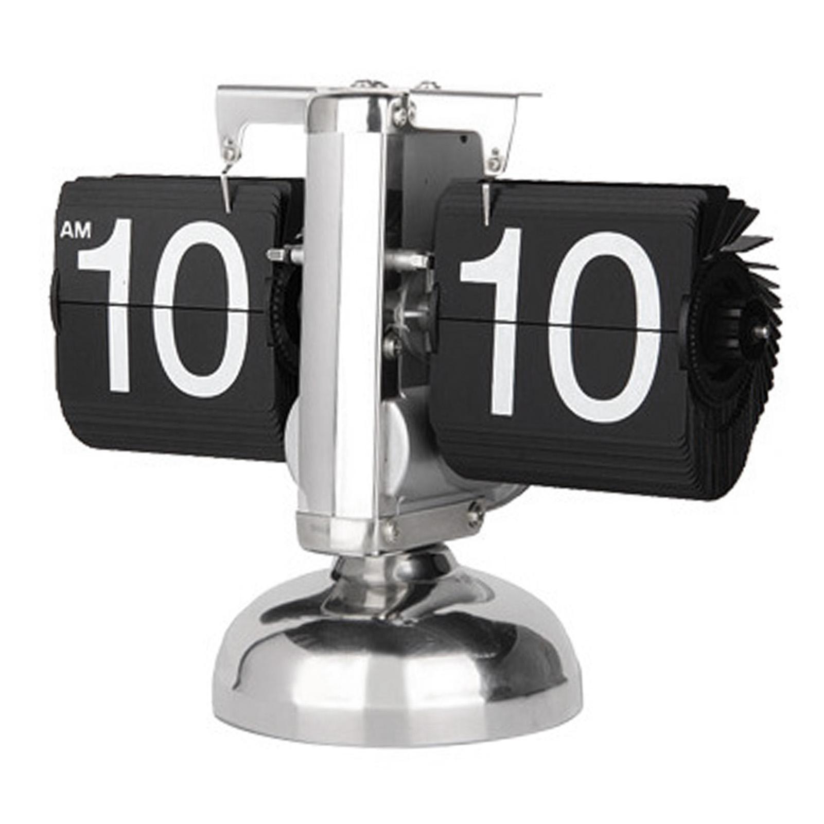 

Цифровые перекидные часы Ретро Минималистичные Механические часы с автоматическим перекидыванием Настольные часы для дома, гостиной чёрный