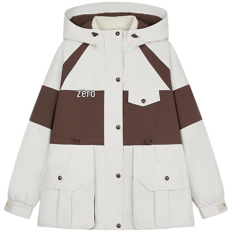 

Teenie Weenie Bear Women s Outdoor Color-block Hooded Down Jacket M