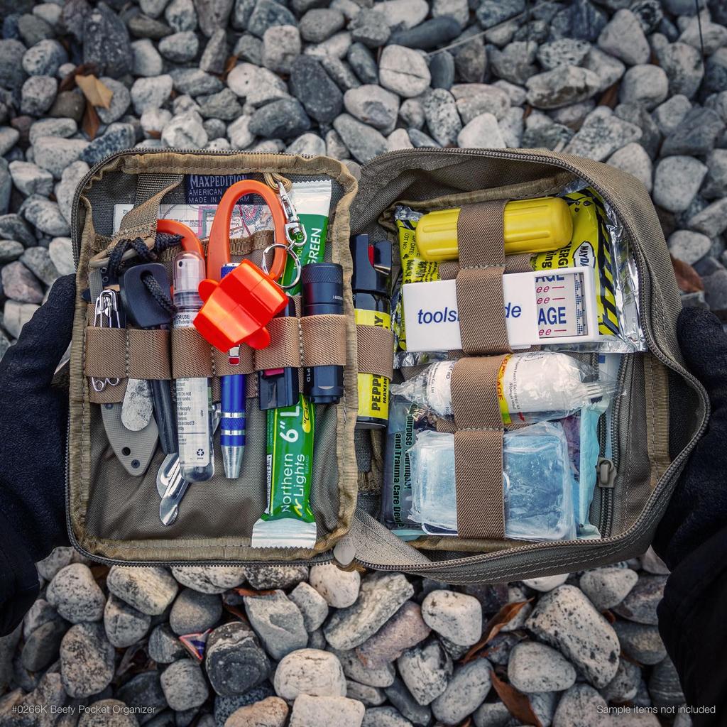 Solidny Organizer do Kieszeni (Khaki)