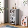 Solid Wood Multi-layer Drawer Cabinet – Retro Simple Storage Side Cabinet, Narrow Combination for Organizing