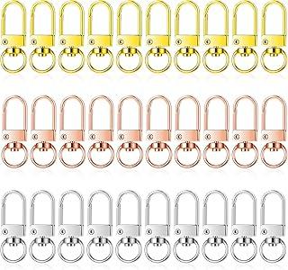 5/10/20Pcs Metal Swivel Lobster Claw Clasps, Lanyard Snap Hook Key Chain Clip for Keychain Jewelry Sewing DIY Crafts