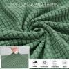 Jacquard-Stuhlbezug für Esszimmer, Stretch-Polar-Fleece-Stuhl-Sitzbezug, einfarbig, waschbar, Stuhlbezug für Küche, Bankett, Hotel