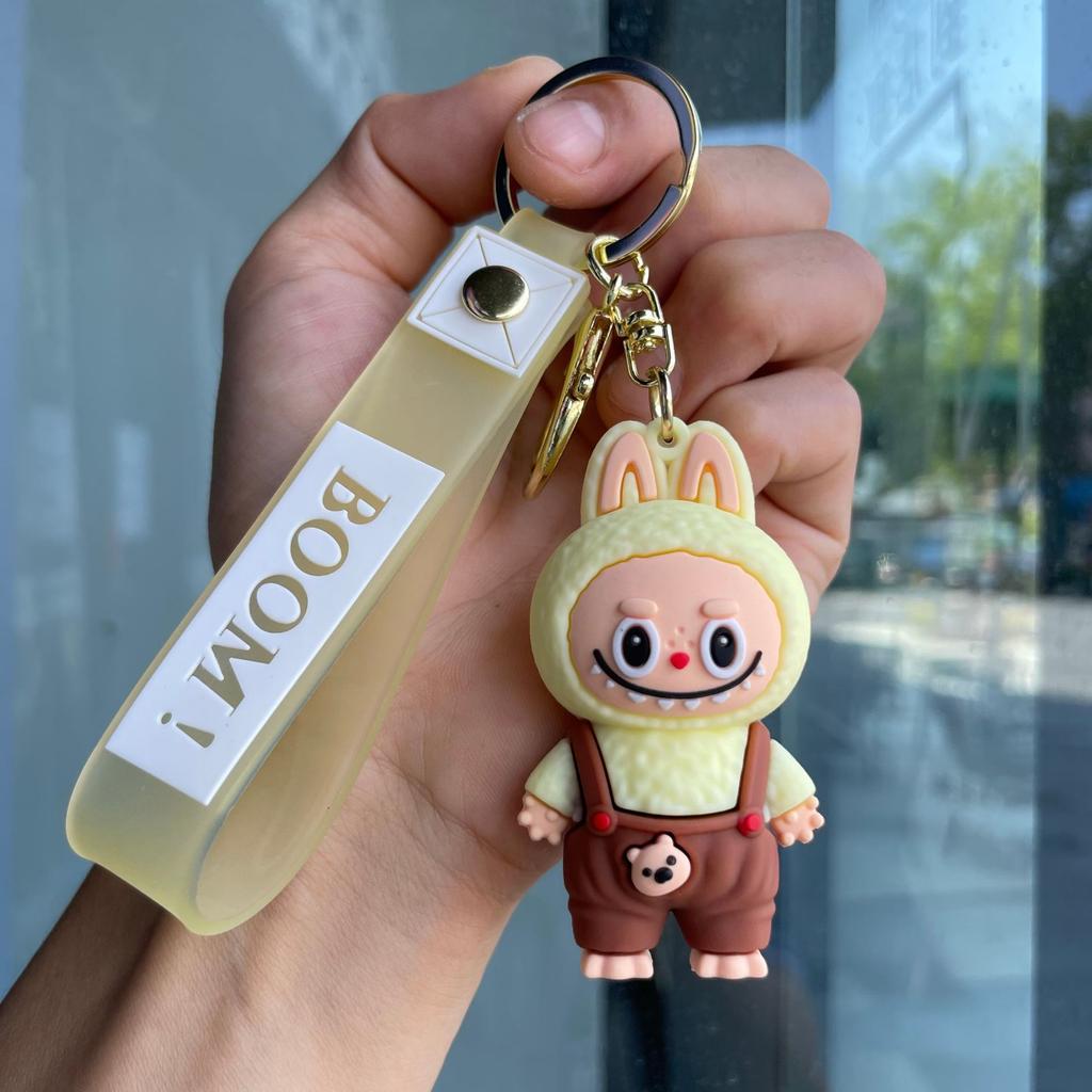 Cartoon Sheep Keychain Pendant Cute Doll Backpack Car Key Chain Ring Gift