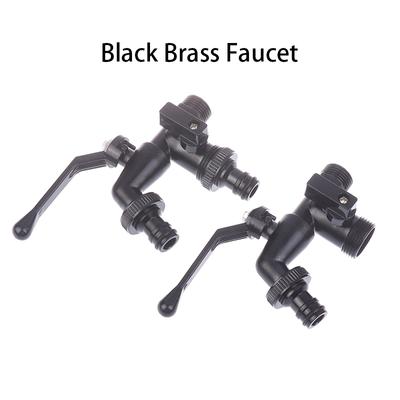 Robinet d'extérieur noir antigel pour jardin, avec double sortie pour machine à laver, robinet d'arrosage extérieur de 1/2 pouce