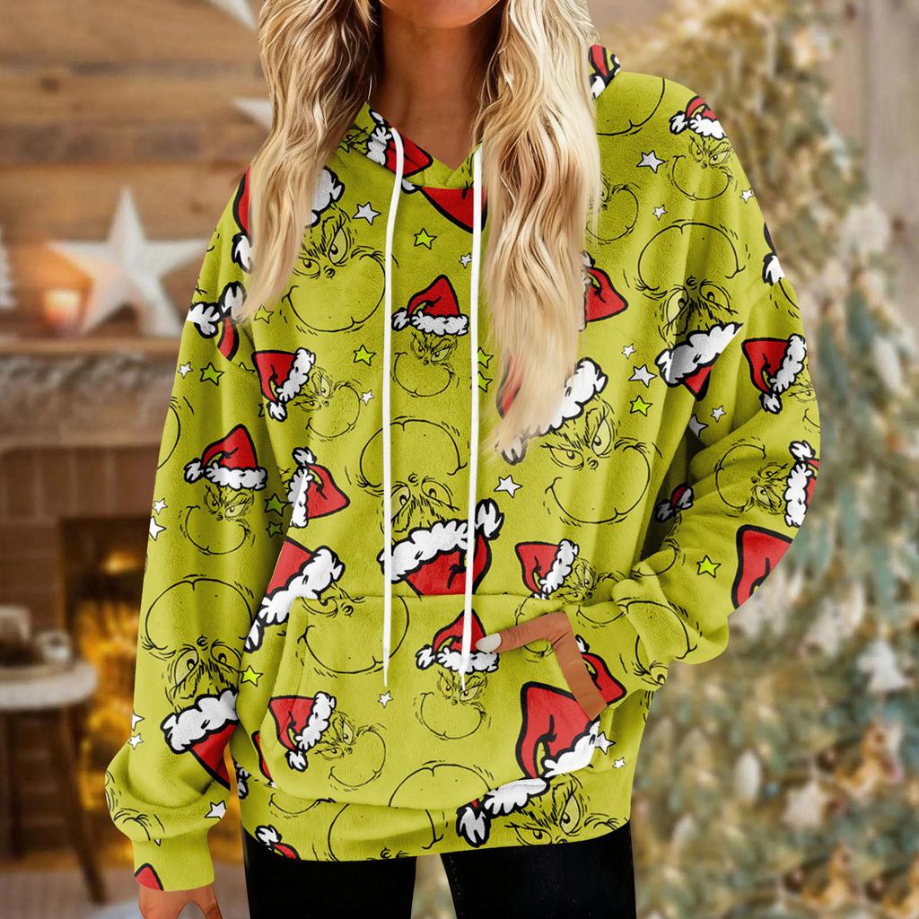 Hettegensere for kvinner Oversized Vinter Plysj Søte Gensere Pullover Trendy Høst Vinter Klær