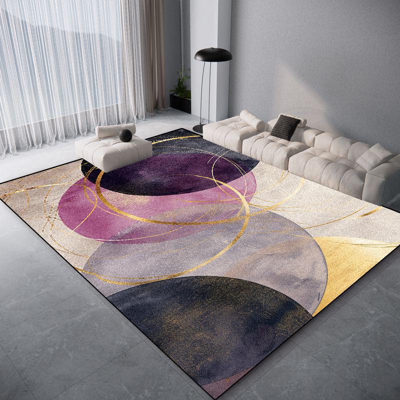 Modern Light Luxury Carpet Living Room Geometric Decoration Home Large Area Rugs 200x300 Bedroom Sofa Soft Non-slip Mat Washable