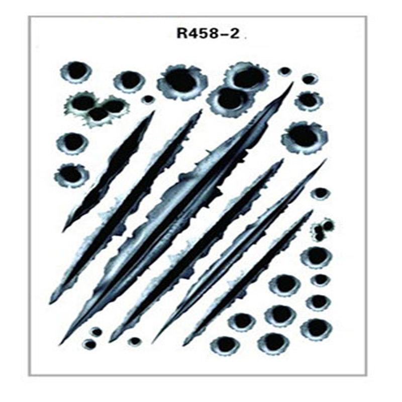 

Side Stickers Car Auto Bullet Hole Motorcycle Decoration Sticker 3d Car Styling R458-2