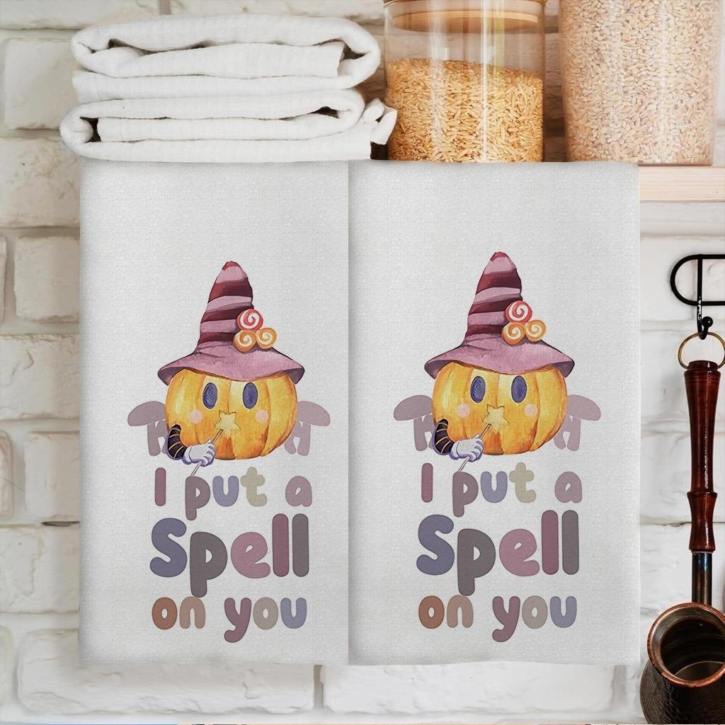 Ghost Pumpkin Halloween Ultra-fine Fiber Home Quick-dry Towel