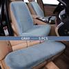 Fuzzy Car Seat Covers Set Fur Front Rear Car Seat Cushion Faux Fur Universal Wool Car Seat Cover Winter Warm Plush Soft Sheepski