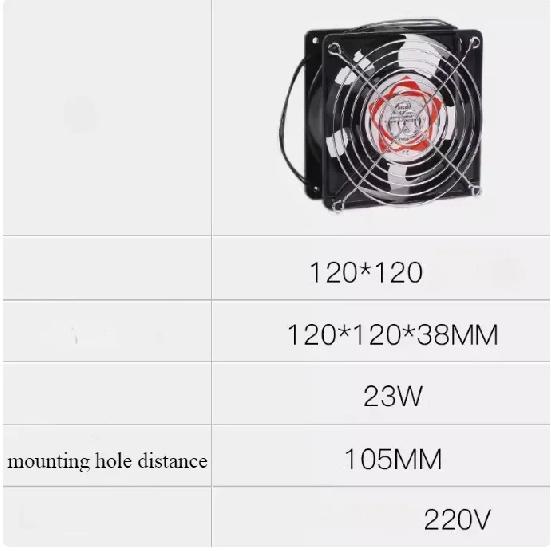 1PCS Refrigerator Freezer Aluminum Fin and Copper Tube Heat Exchanger with Fan Small Shell Condenser Radiator Fan