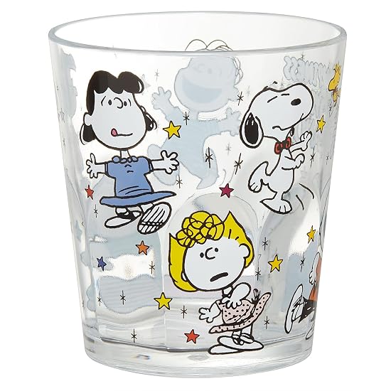 Skater Cup 280ml Plastic Acrylic Dishwasher Safe Made in Japan Snoopy PEANUTS 75th dancing KSA4J-A