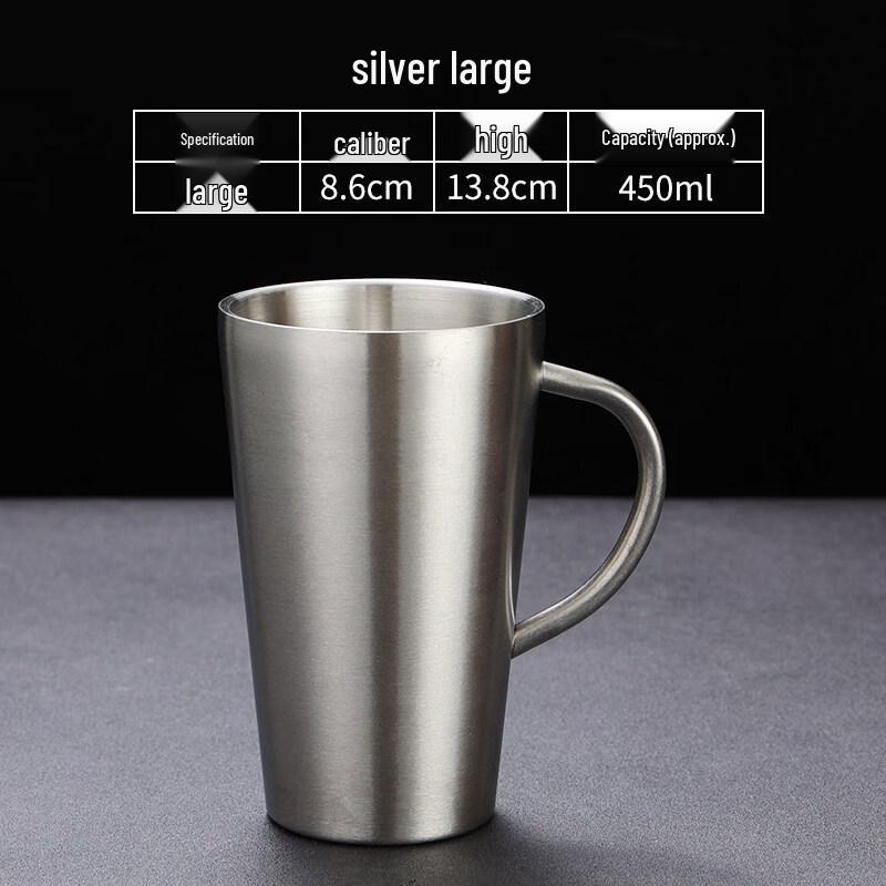 Jingbaodi 300ml Stainless Steel Coffee Mugs (20-Pack)