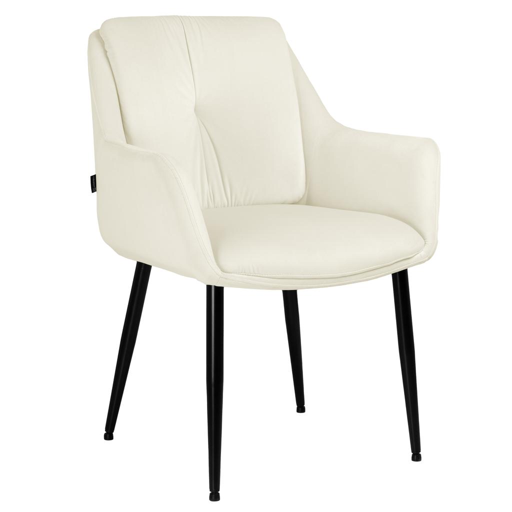 Upholstered Velvet Chair Alex Velvet Light Beige