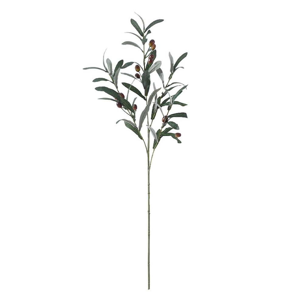 4 Gabeln Simulation Olivenzweig Künstliche Pflanzen Für Café Hochzeit Zuhause Blumenarrangement Dekoration Fotografie Requisiten