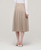Musinsa Standard Woman Women'S Pleated Midi Skirt [Beige]