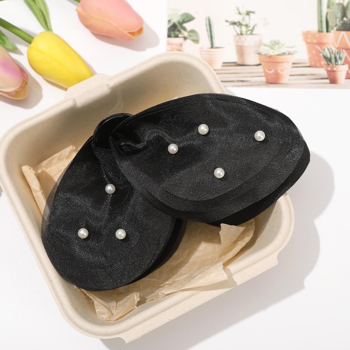 Большой черно-белый краб для волос для женщин, свадебная укладка, головной убор, летняя розовая милая заколка, краб для волос, модный зажим-краб для волос