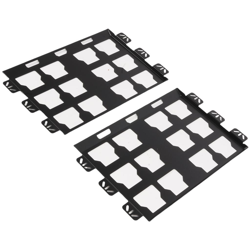 2 Pack Mounting Plates Compatible with Milwaukee Packout Toolbox, 100 Lbs, Metal Full Plates for Tool Storage and