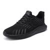 New fly-woven mesh breathable running shoes soft sole lightweight trend versatile sports casual shoes men's fashion couple shoes